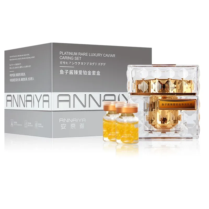 Luxury Skin Care - แพลตตินัม เรียร์ ลักชัวรี คาเวียร์ แคร์ริ่ง เซ็ตครีมบำรุงผิวหน้าต่อต้านริ้วรอย
