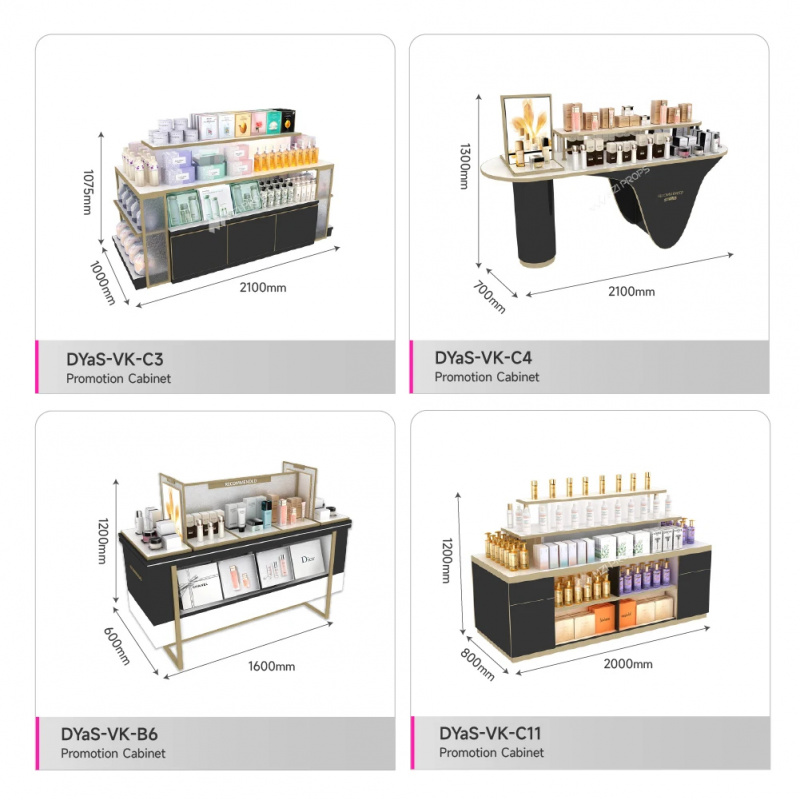 ชั้นวางเครื่องสำอางแบบกำหนดเอง - Luxury Skin Care บทวิจารณ์และราคา