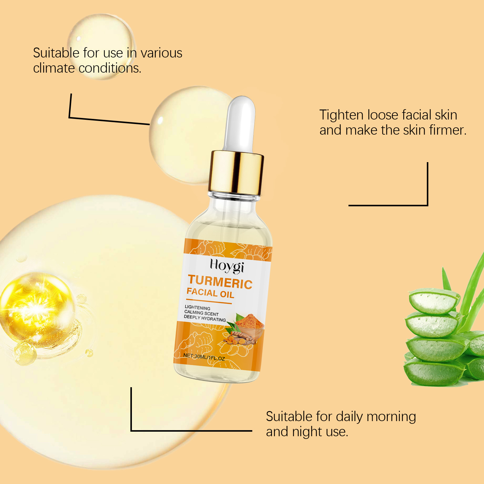 เซรั่มหน้าขาวใส HOYGI ขมิ้น ช่ - Luxury Skincare Aesthetic บทวิจารณ์และราคา