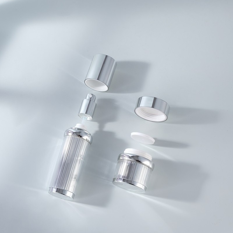 ขวดอะคริลิคสีเงินแบบหรูหราขนาด - Luxury Skincare Bottles บทวิจารณ์และราคา