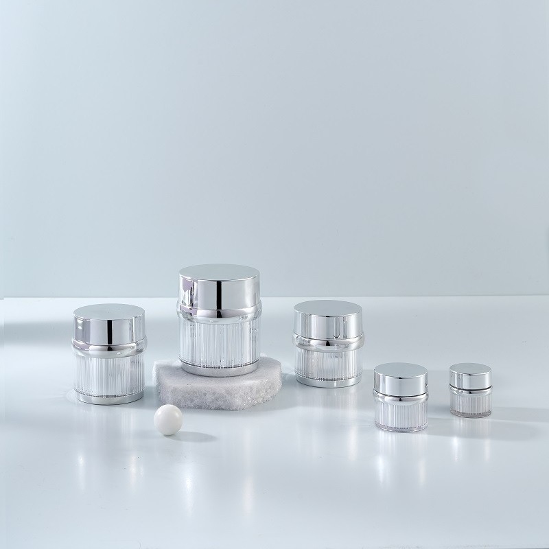 ขวดอะคริลิคสีเงินแบบหรูหราขนาด - Luxury Skincare Bottles บทวิจารณ์และราคา
