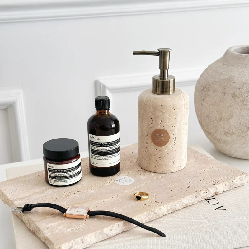 เครื่องจ่ายโลชั่นหินธรรมชาติ,  - Luxury Skincare Bottles บทวิจารณ์และราคา