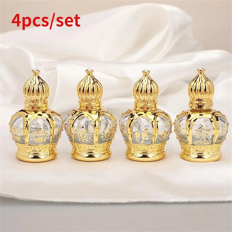 4 ชิ้น/ชุด ขวดโรลออนน้ำมันหอมร - Luxury Skincare Bottles บทวิจารณ์และราคา